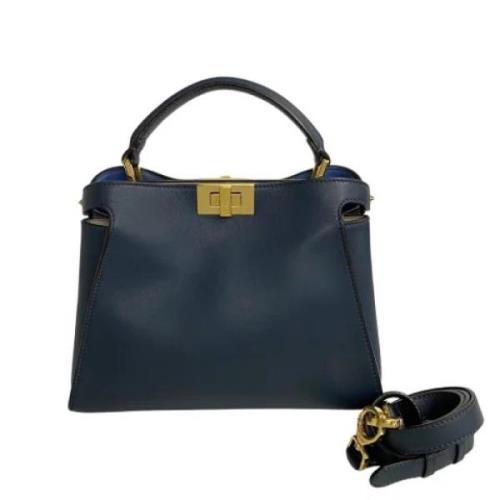 Fendi Vintage Pre-owned Tyg fendi-vskor Blue, Dam