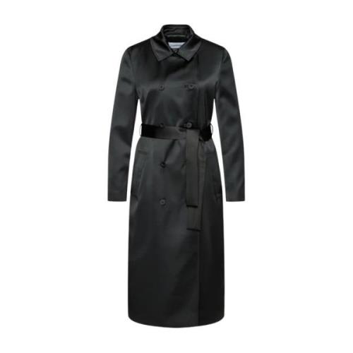 Calvin Klein Stilfull Tinca Trench Coat Black, Dam