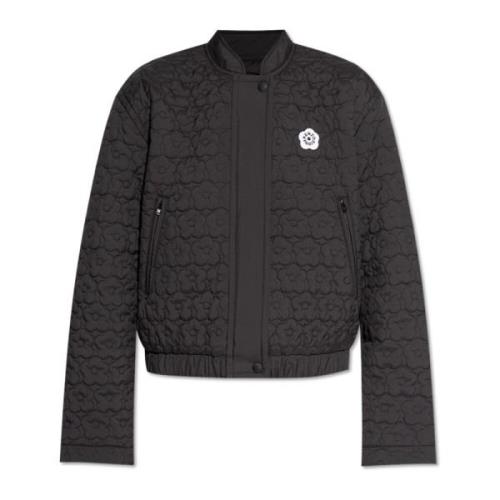 Kenzo Vadderad jacka Black, Dam