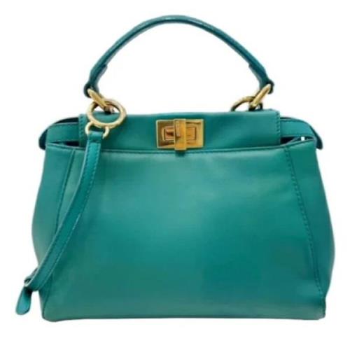 Fendi Vintage Pre-owned Tyg fendi-vskor Green, Dam