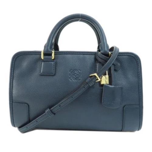 Loewe Pre-owned Pre-owned Tyg handvskor Blue, Dam