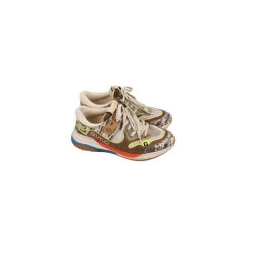 Gucci Vintage Pre-owned Tyg sneakers Multicolor, Dam