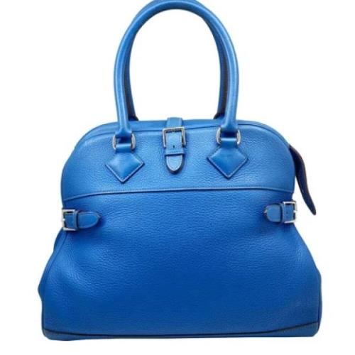 Hermès Vintage Pre-owned Tyg handvskor Blue, Dam