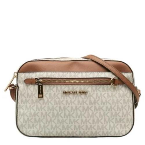 Michael Kors Pre-owned Pre-owned Tyg axelremsvskor Beige, Dam