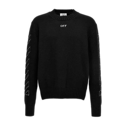 Off White Stilfull Stickad Topp Black, Herr