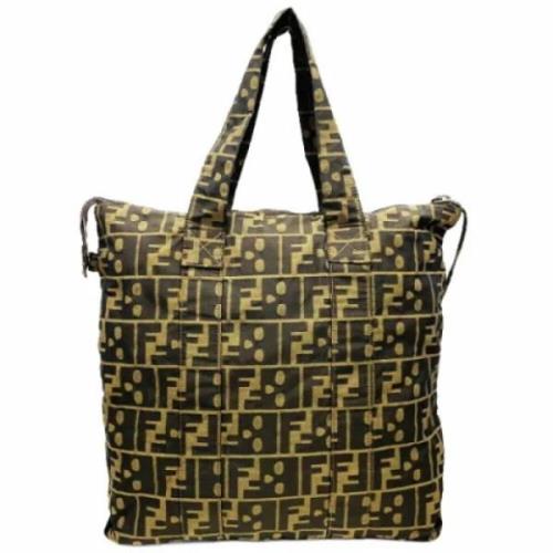 Fendi Vintage Pre-owned Tyg fendi-vskor Brown, Dam