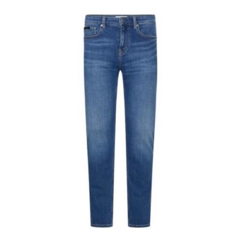 Calvin Klein Klassiska Straight Fit Denim Jeans Blue, Herr