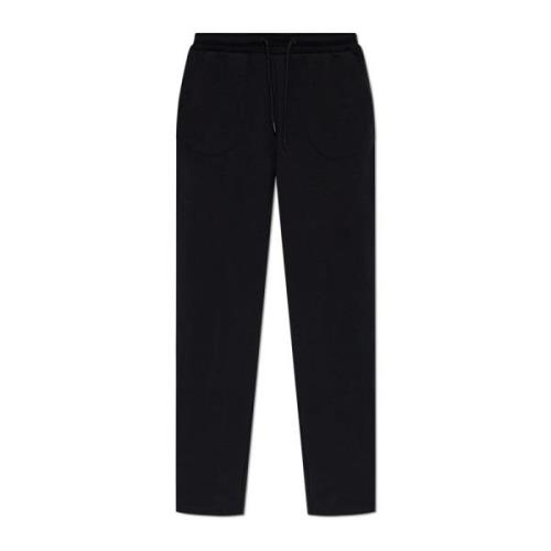 Emporio Armani Sweatpants med logotyp Black, Dam