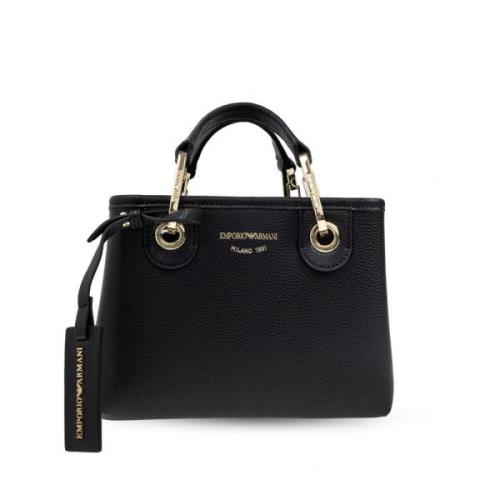 Emporio Armani Axelväska Borsa Black, Dam