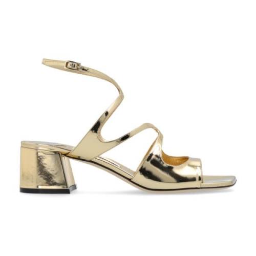 Jimmy Choo Högklackade sandaler 'Azilia' Yellow, Dam