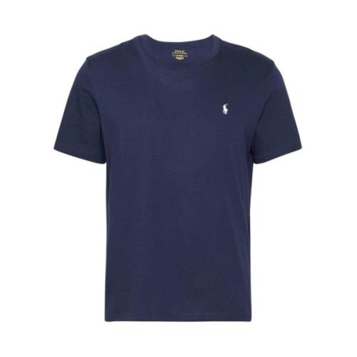 Ralph Lauren Blå Logo T-shirt Cruise Navy Blue, Herr