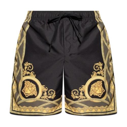 Versace Badshorts Black, Herr