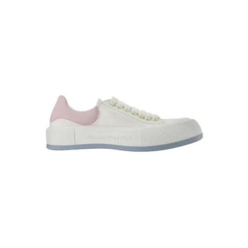 Alexander McQueen Läder sneakers White, Dam