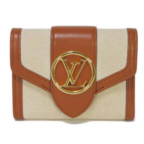 Louis Vuitton Vintage Pre-owned Canvas plnbcker Beige, Dam