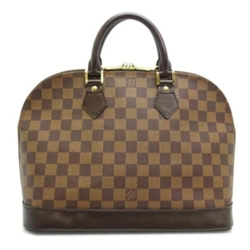 Louis Vuitton Vintage Pre-owned Tyg louis-vuitton-vskor Brown, Dam