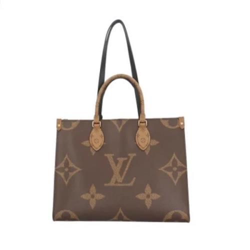 Louis Vuitton Vintage Pre-owned Canvas axelremsvskor Brown, Dam