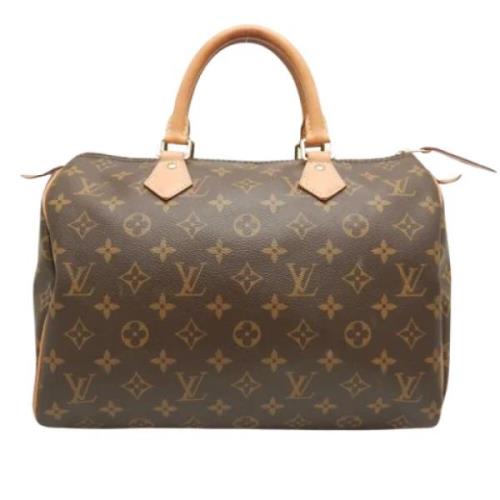 Louis Vuitton Vintage Pre-owned Tyg louis-vuitton-vskor Brown, Dam