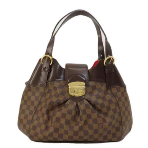 Louis Vuitton Vintage Pre-owned Tyg louis-vuitton-vskor Brown, Dam