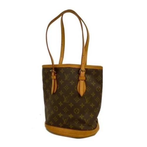 Louis Vuitton Vintage Pre-owned Tyg louis-vuitton-vskor Brown, Dam