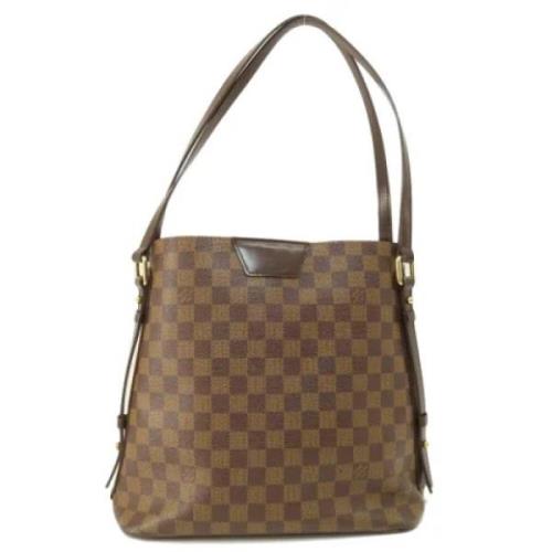 Louis Vuitton Vintage Pre-owned Tyg louis-vuitton-vskor Brown, Dam