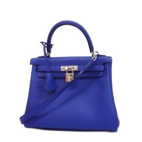 Hermès Vintage Pre-owned Tyg handvskor Blue, Dam