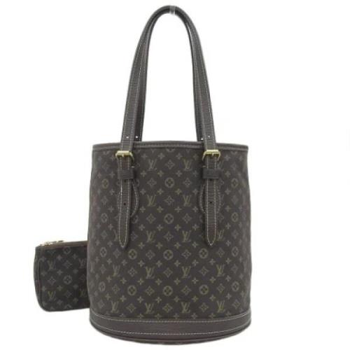 Louis Vuitton Vintage Pre-owned Tyg louis-vuitton-vskor Black, Dam