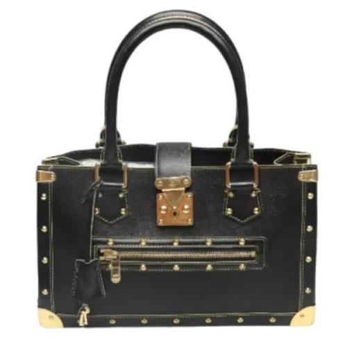 Louis Vuitton Vintage Pre-owned Tyg louis-vuitton-vskor Black, Dam