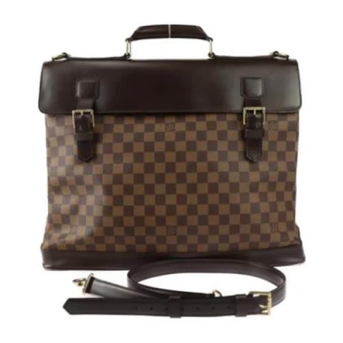 Louis Vuitton Vintage Pre-owned Laeder resvskor Brown, Dam