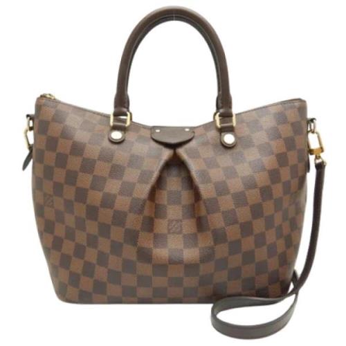 Louis Vuitton Vintage Pre-owned Tyg louis-vuitton-vskor Brown, Dam