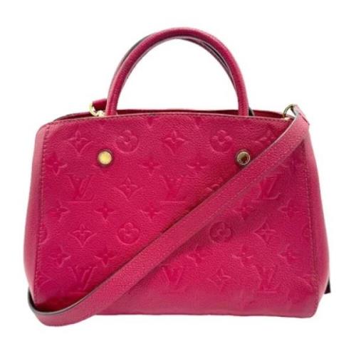 Louis Vuitton Vintage Pre-owned Tyg louis-vuitton-vskor Pink, Dam