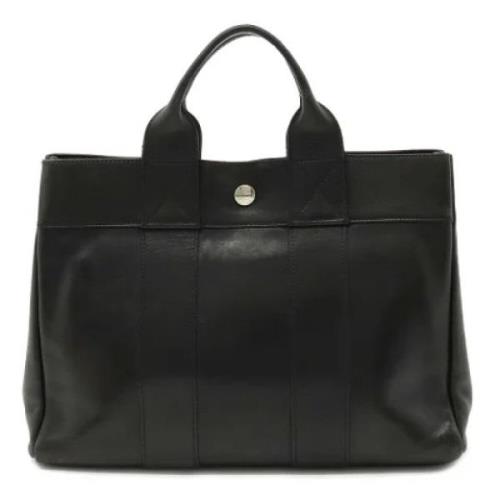 Hermès Vintage Pre-owned Tyg totevskor Black, Dam