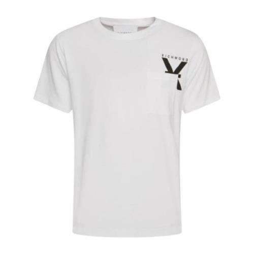 John Richmond Herr Casual T-shirt White, Herr