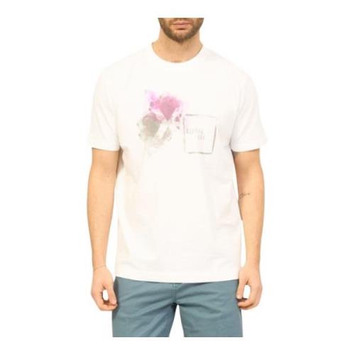 John Richmond Herr Casual T-shirt White, Herr