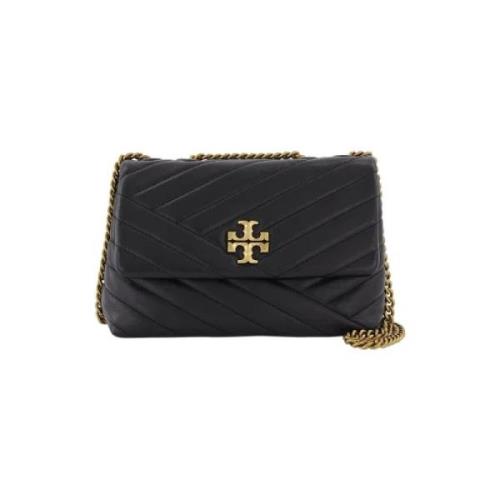 Tory Burch Laeder handvskor Black, Dam