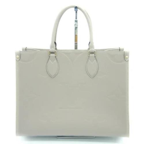 Louis Vuitton Vintage Pre-owned Tyg louis-vuitton-vskor White, Dam