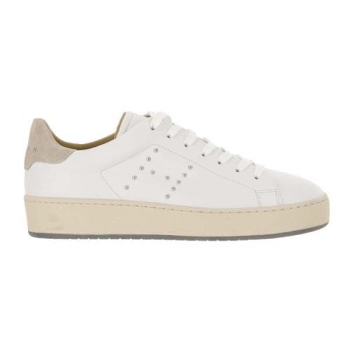 Hogan Lädersneakers med mockainsatser White, Dam