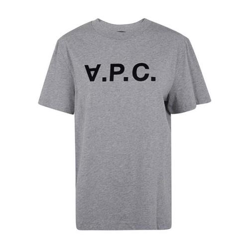 A.p.c. Mörkblå Chino T-shirt Gray, Dam