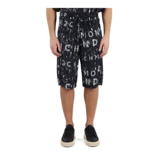 John Richmond Herr Viloti Bermuda Shorts Black, Herr