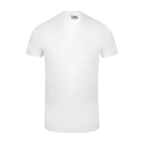 Karl Lagerfeld Herr Logo T-shirt White, Herr