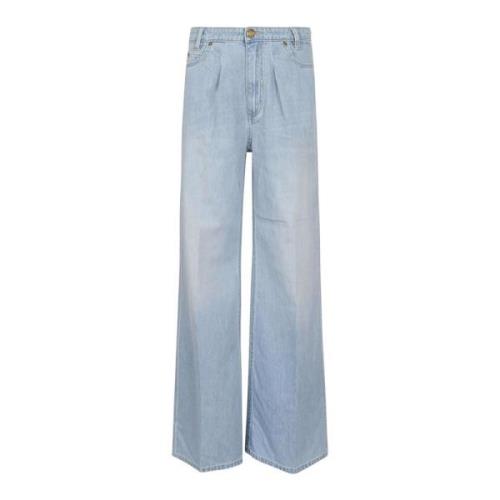 Pinko Denim Jeans för Kvinnor Ss24 Blue, Dam