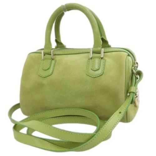 Armani Pre-owned Pre-owned Tyg handvskor Green, Dam