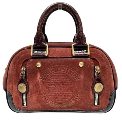 Louis Vuitton Vintage Pre-owned Tyg louis-vuitton-vskor Brown, Dam