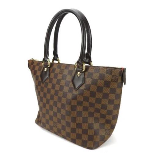 Louis Vuitton Vintage Pre-owned Tyg louis-vuitton-vskor Brown, Dam