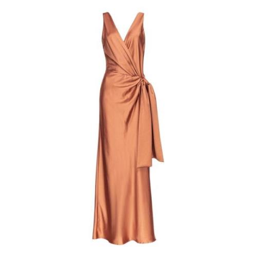 Pinko Maxi Dresses Brown, Dam