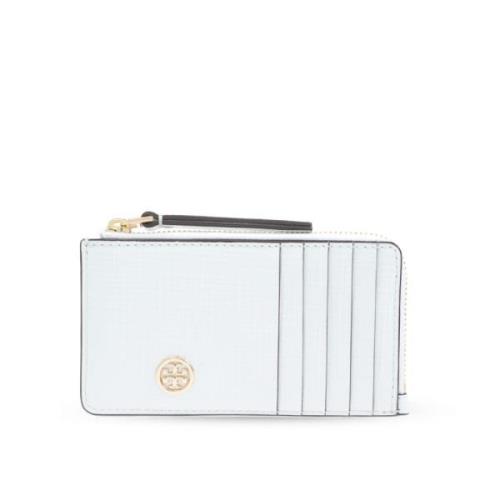 Tory Burch Läderkorthållare Blue, Dam