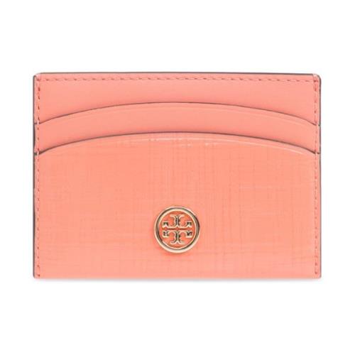 Tory Burch Läderkorthållare Pink, Dam