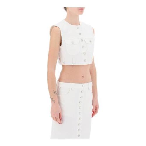 Courrèges Vests White, Dam