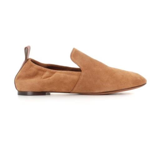 Lanvin Beige Mocka Sandaler Beige, Dam