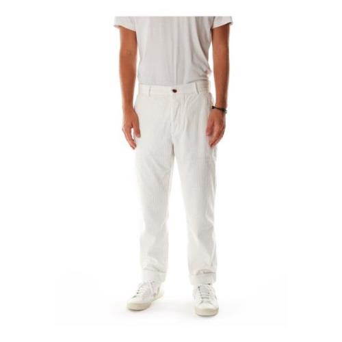 Edmmond Studios Straight Trousers White, Herr