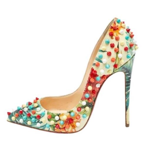 Christian Louboutin Pre-owned Pre-owned Laeder klackskor Multicolor, D...